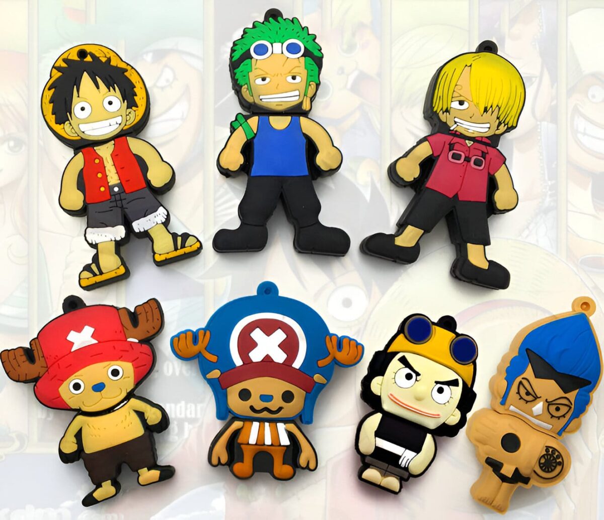 One Piece Anime USB Drives | 8GB-32GB Luffy & Pirate Designs