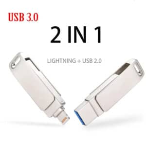 16GB USB 3.0 Flash Drive – 2-in-1 Pendrive for iPhone