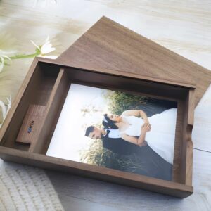 Wooden Wedding Photo Box