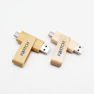 Wooden 128GB Type-C USB