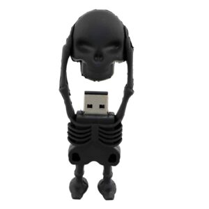 Skull USB Flash Drive - Customizable, High Capacity, No Minimum