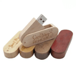 Wooden Swivel Flash Drive