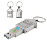 Metal House Shaped USB