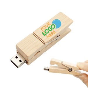 Wooden Clip Memory Stick