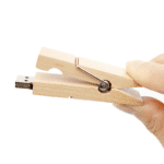 Wooden Clip Memory Stick