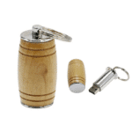 Wood Beer Barrel USB