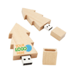 Wooden Christmas Tree USB