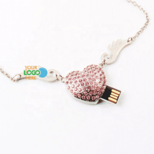 Crystal Love Shape USB