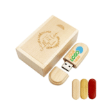 Wooden Oval Flash Drive